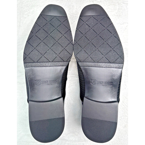 Stacy Adams Pharaoh Oxford Cap Toe Size 8.5W Mens Black Dress Shoes 25530-001 main image 5